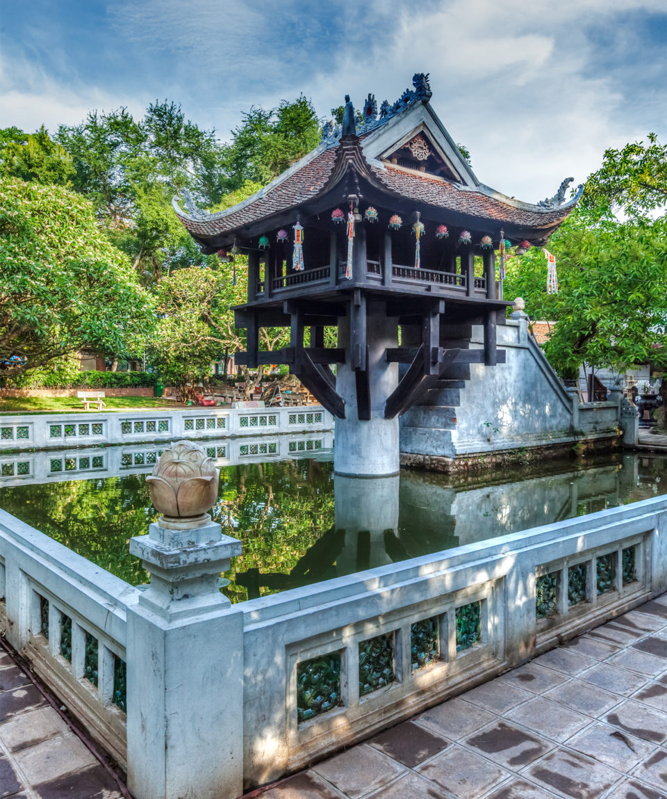 One Pillar Pagoda, Hanoi, Vietnam