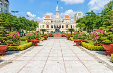 The City Hall of Ho Chi Minh City, Vietnam, south-eastern Asia.