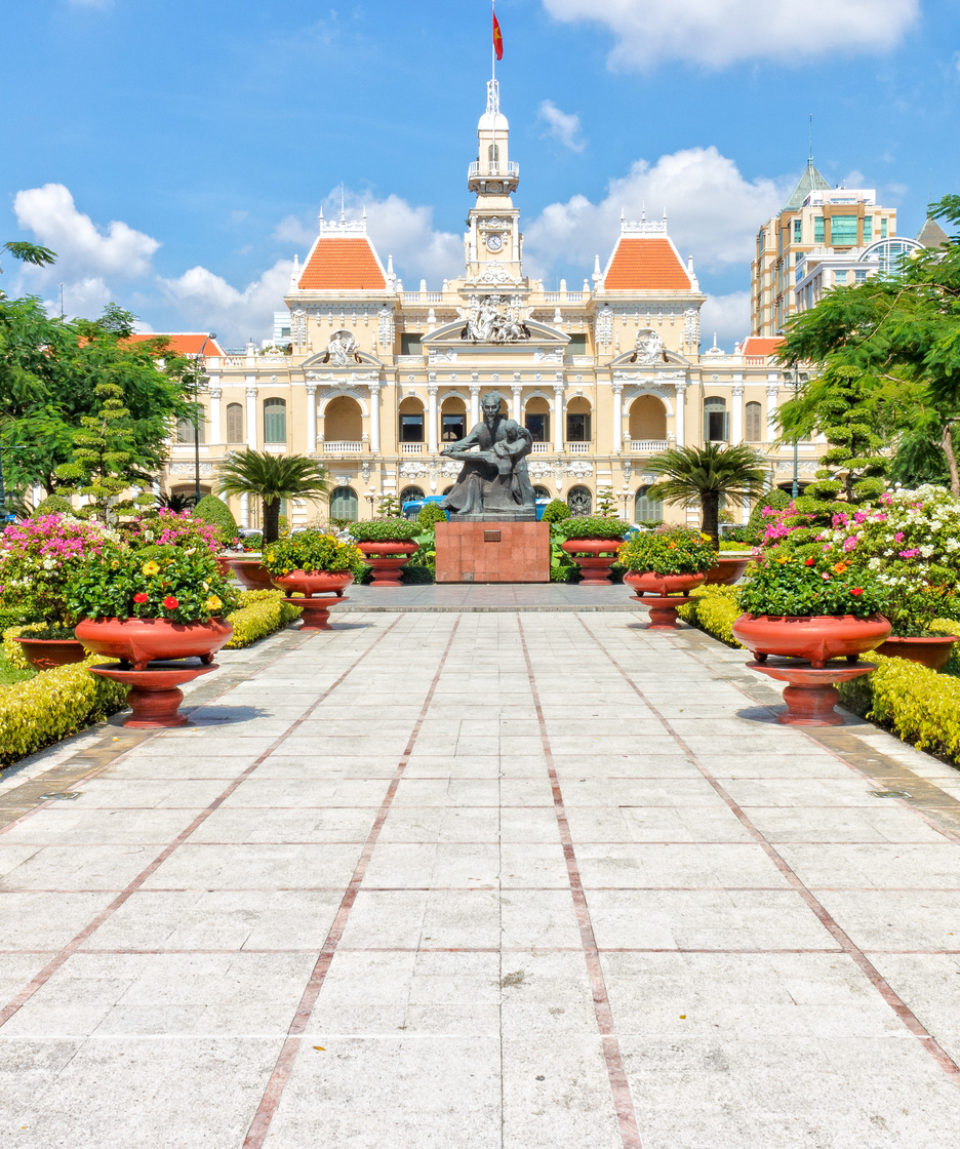 The City Hall of Ho Chi Minh City, Vietnam, south-eastern Asia.